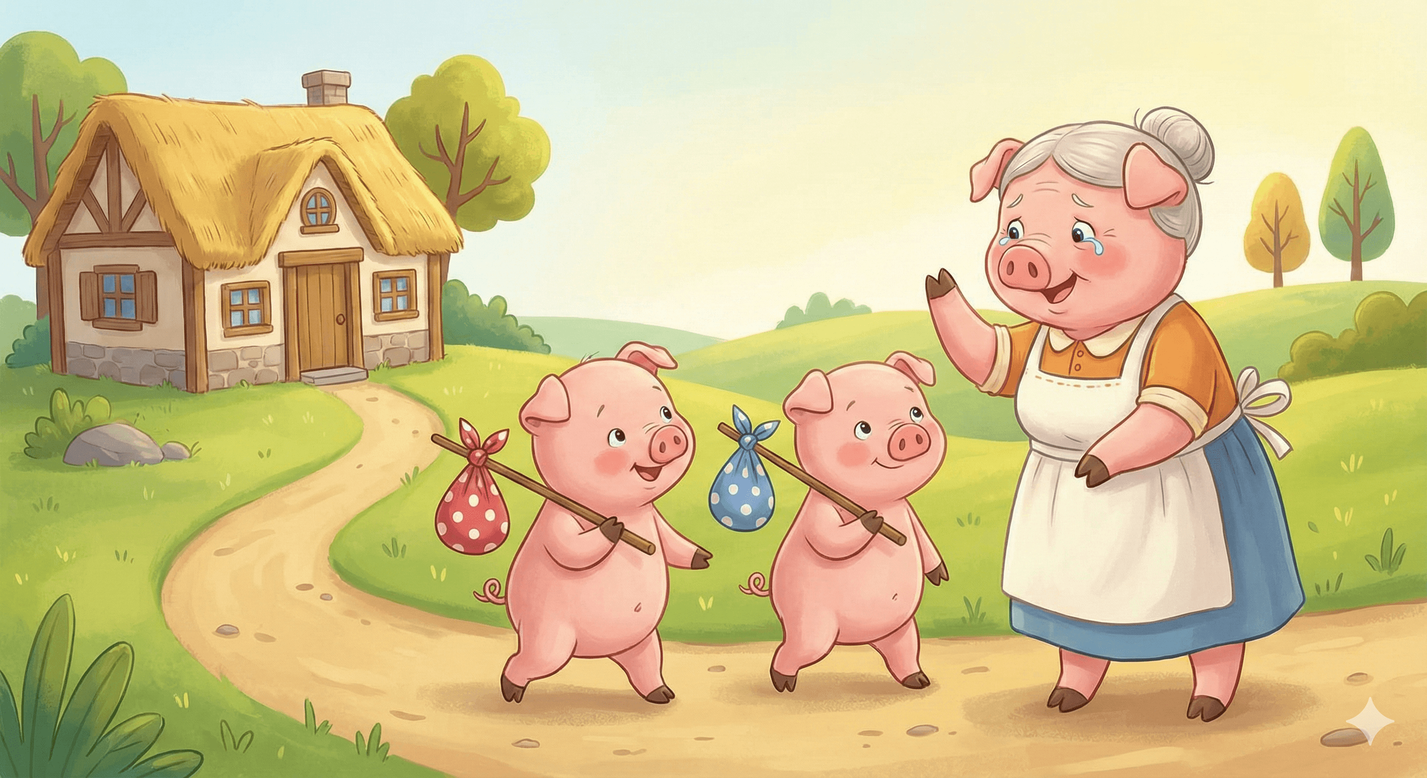 The Three Little Pigs - Page 1